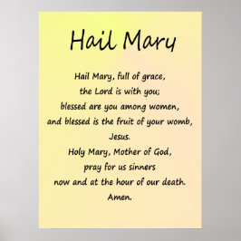 Póster Poster ~ Hail Mary ~ Varios tamaños y stock de pap