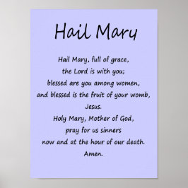 Póster Poster ~ Hail Mary ~ Varios tamaños y stock de pap