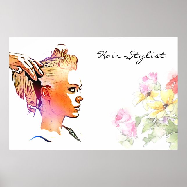 Póster Poster Hair Stylist (Frente)