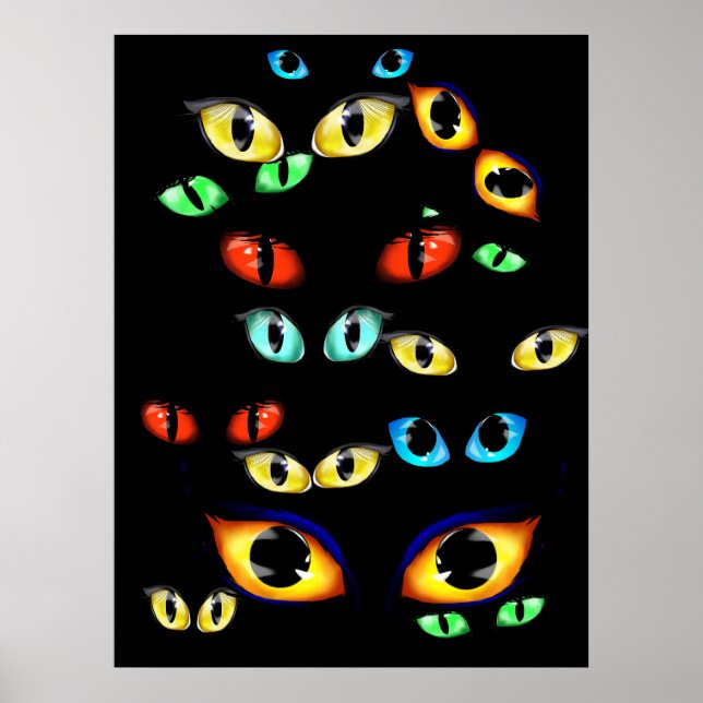 Póster Poster Halloween Eyes (Frente)
