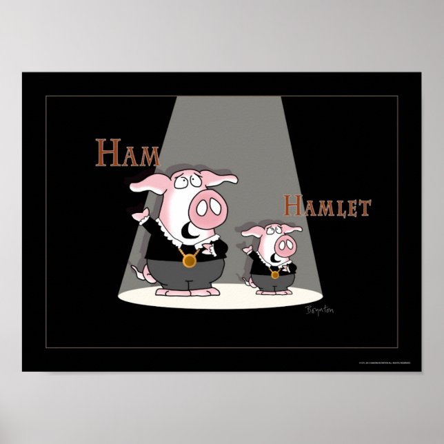 Póster Poster HAM/HAMLET de Sandra Boynton (Frente)