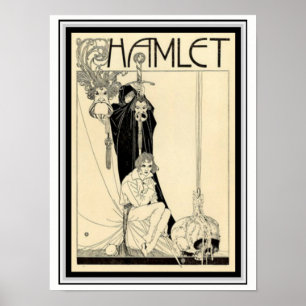 Póster Poster Hamlet William H. Robinson 12 x 16