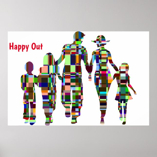 Póster Poster Happy Out (Frente)
