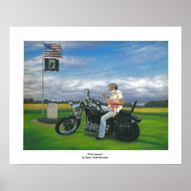 Póster Poster - Harley y el tema del Cuerpo de Marines de (Frente)