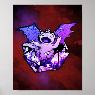 Póster Poster Hatchling Draxolotyl