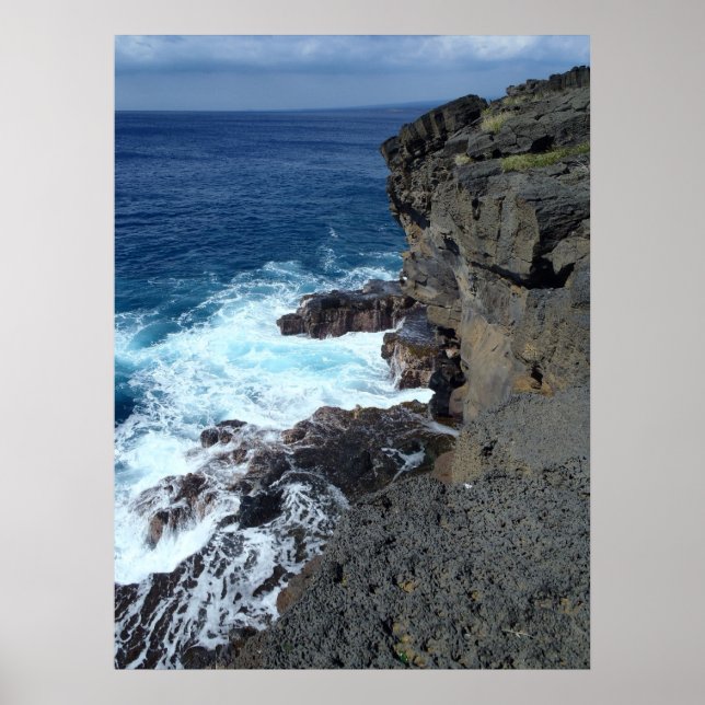 Póster Poster Hawaii, isla grande de South Point (Frente)