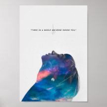Poster Hay todo un universo dentro de ti