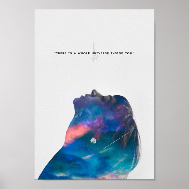 Póster Poster Hay todo un universo dentro de ti (Frente)
