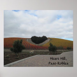Póster Poster: Heart Hill, Paso Robles, en otoño