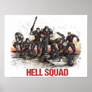Póster Poster Hell Squad