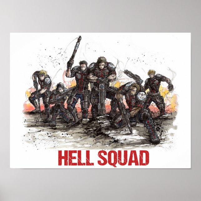 Póster Poster Hell Squad (Frente)