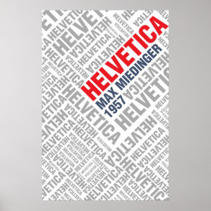 Póster Poster Helvética