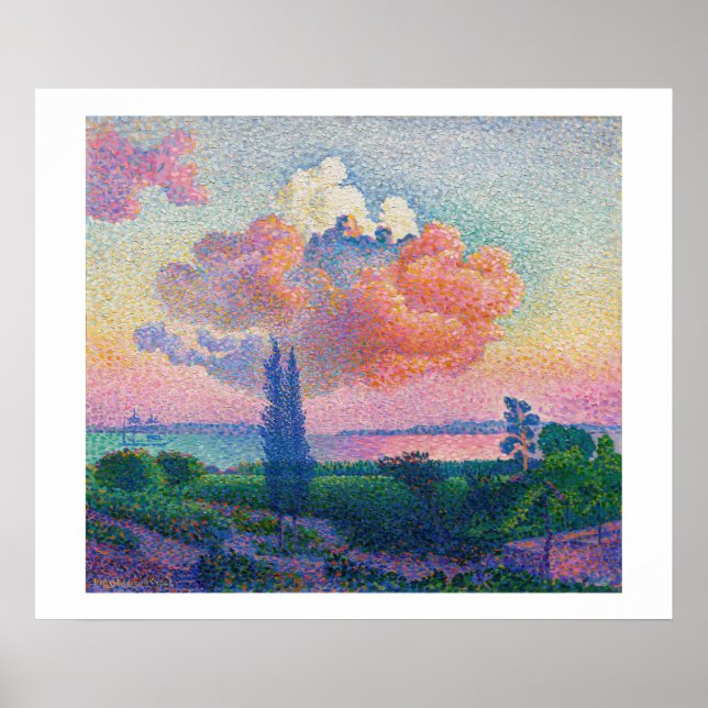 PÓSTER POSTER : HENRI EDMUND CROSS : LA NUBE ROSA (Frente)