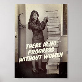 Póster Poster Héroe de Codificación de Margaret Hamilton 