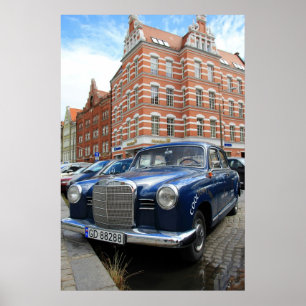 Póster Poster histórico de Gdansk Polonia