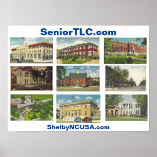 Póster Poster Histórico Shelby NC