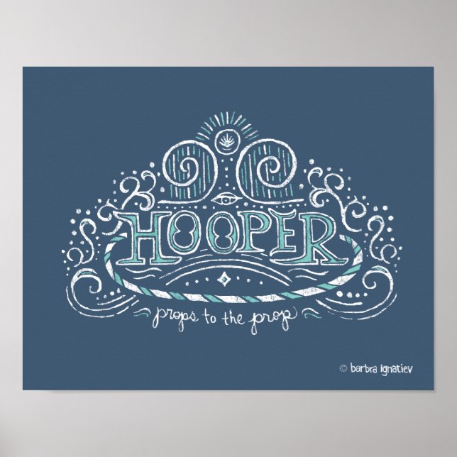 Póster Poster Hooper 11x14 (Frente)