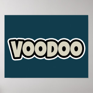 Póster Poster horizontal de token de Voodoo