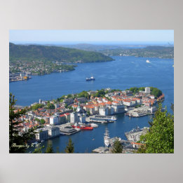 Póster Poster Horizonte Azul