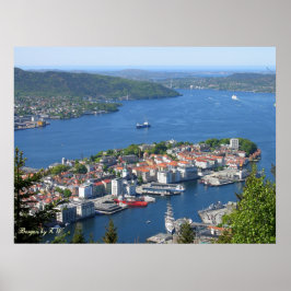 Póster Poster Horizonte Azul