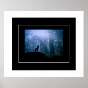Póster Poster-Howling Wolf