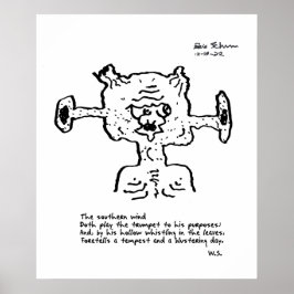 Póster Poster humorístico y bien leído 12-10-22