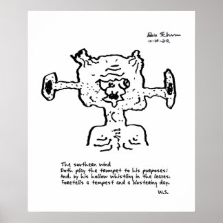 Póster Poster humorístico y bien leído 12-10-22