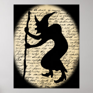 Póster Poster Hunched fantasmagórico de la bruja