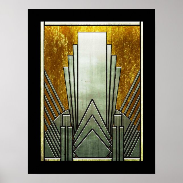 Póster Poster Icónico Art Deco. (Frente)
