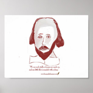 Póster Poster ideal shakesperiano