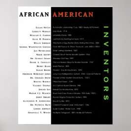 Póster Poster II de Inventores de América Negra