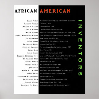 Póster Poster II de Inventores de América Negra