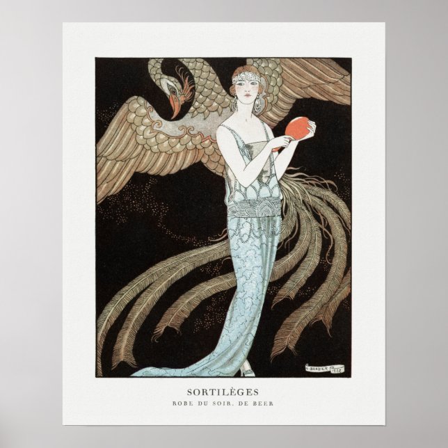 PÓSTER POSTER : ILUSTRACION DE MODA : GEORGE BARBIER (Frente)