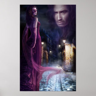 Póster poster ilustración "Noches de Pecado"