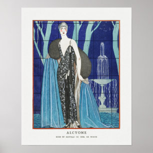 PÓSTER POSTER : ILUSTRACION VINTFASHION : GEORGE BARBIER