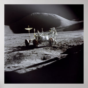 Póster Poster/Imagen: Astronauta Irwin en la luna