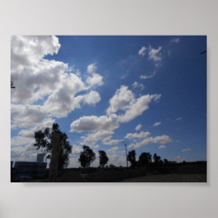 Póster Poster Imagen de una concentración de nubes en el 