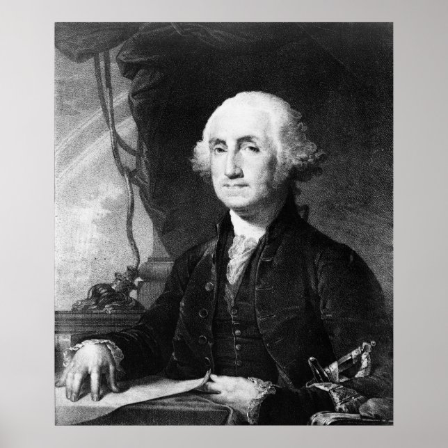Póster poster/imprenta de "George Washington Portrait" (Frente)