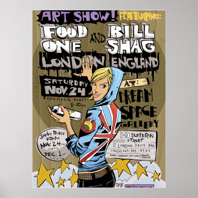 Póster Poster/imprenta de Londres (Frente)