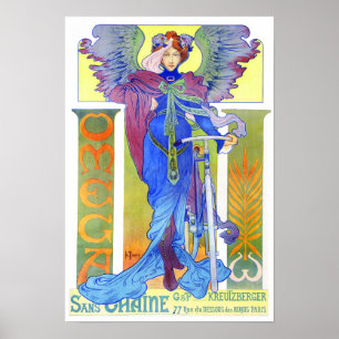 Póster Poster/Impresión: Anuncio de bicicleta de época - 