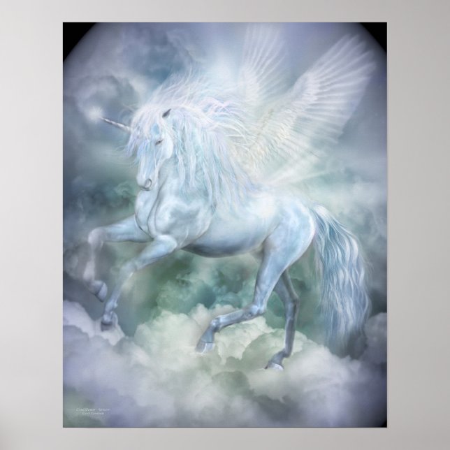 Póster Poster/impresión de bailarín de nube de Unicorn (Frente)