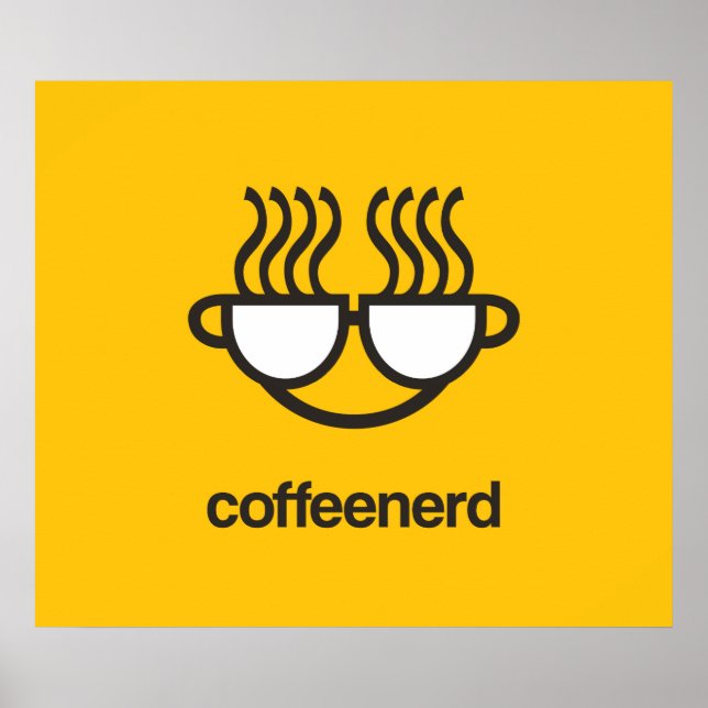 Póster Poster/impresión de Coffee Nerd (Frente)