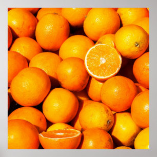 Póster Poster/impresión de Naranjas recientes
