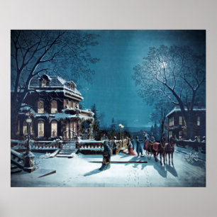 Póster poster/impresión de "Navidades Eva"