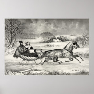Póster poster/impresión de "Sleigh Ride"