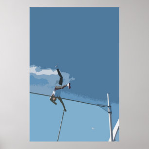 Póster Poster/impresión del salto con pértiga