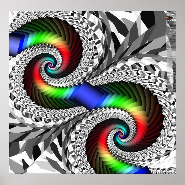 Póster Poster/impresión: Espiral de espectro (Frente)