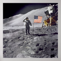 Poster/Impresión: Hombre en la Luna - NASA 1969