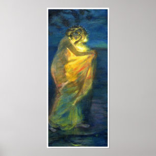 Póster Poster/impresión: Mujer vestida con el Sun