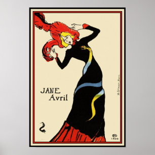 Póster Poster/impresión: Toulouse Lautrec - Jane Avril